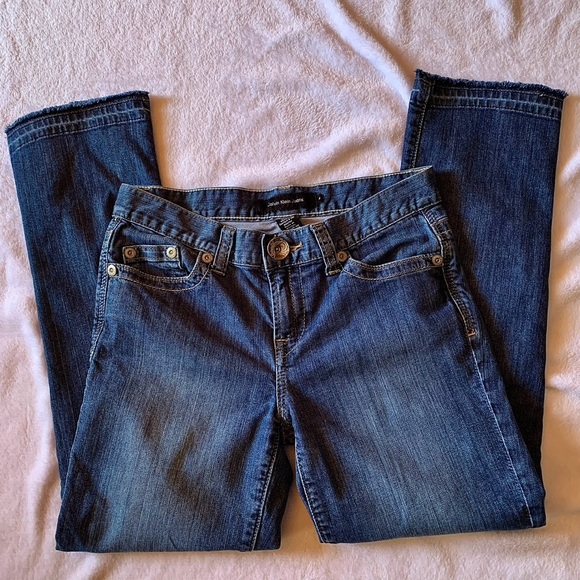 Calvin Klein Jeans Mid Rise Dark Blue Women’s Size 4 Clearance - Picture 2 of 10
